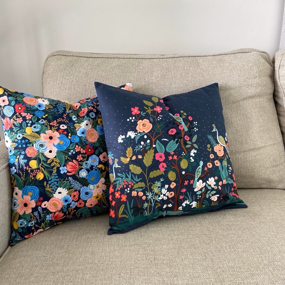 Pillow Cover Rifle Paper Co Fabric - Picture 4 of 5